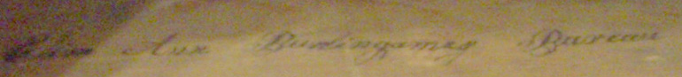 Signature in American Empire Chest C 1820 -1830
