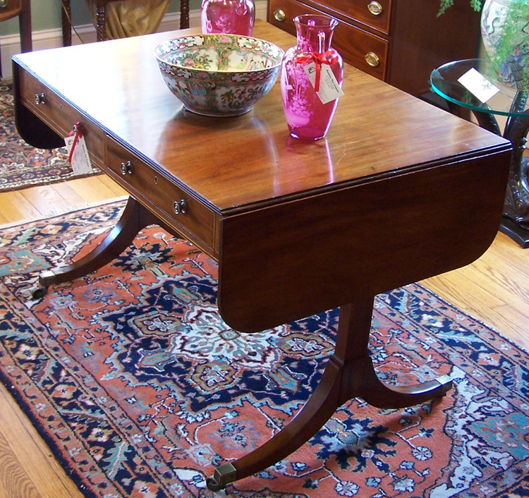 C 1810 -1830 Regency Library Table
