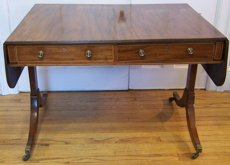 C 1810 -1830 Regency Library Table
