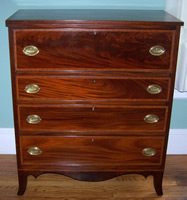 C 1830 Mahogany Chest