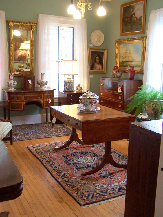 Madeline West Antiques - Green Room